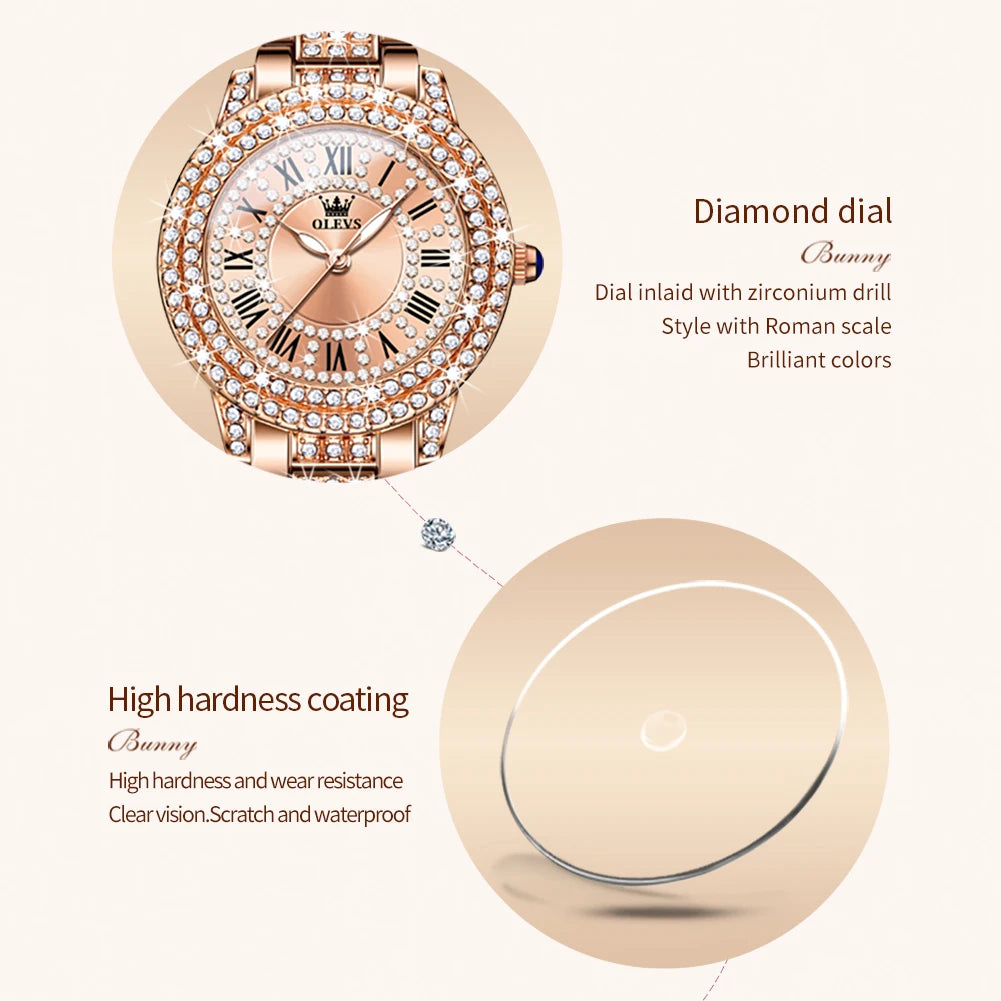 Elegant Stainless Steel Waterproof Quartz