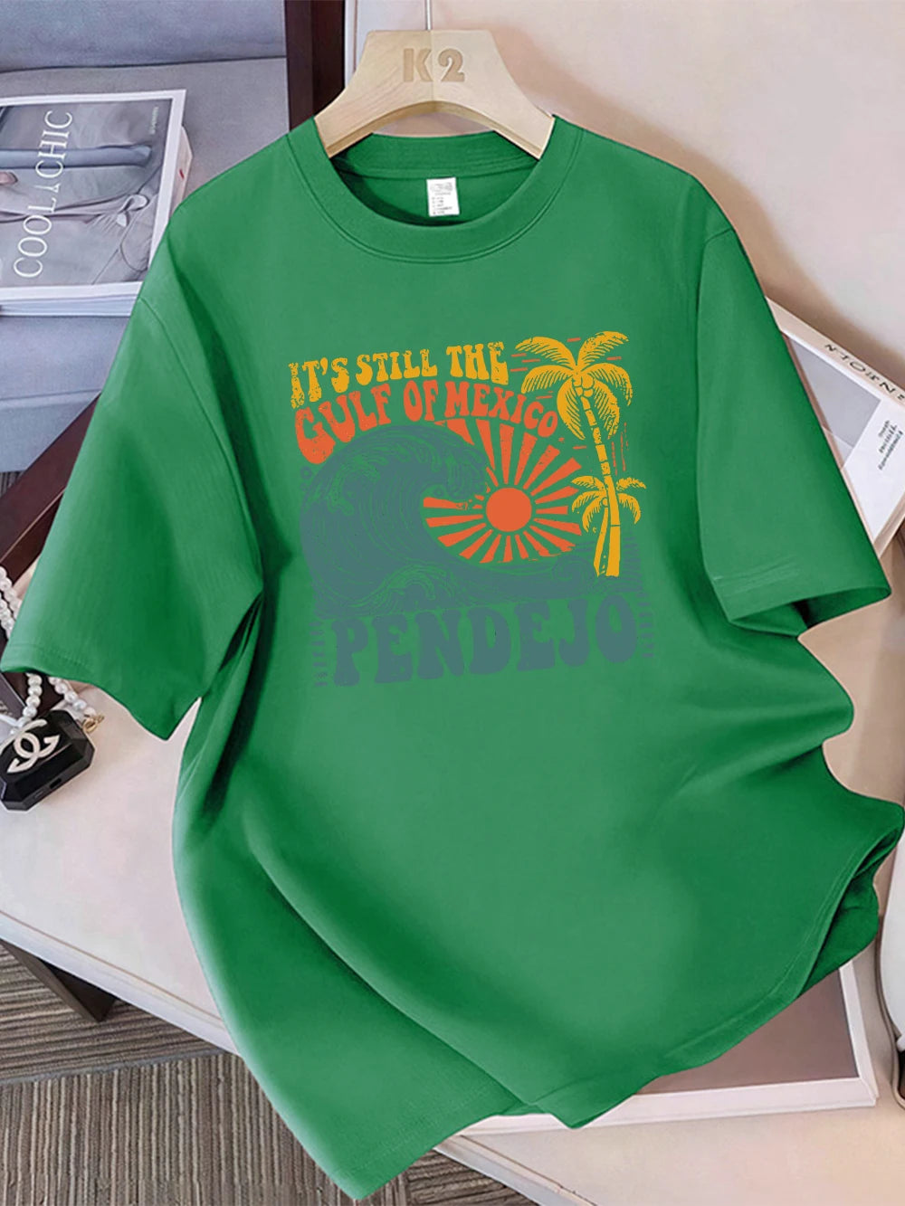 Gulf of Mexico Graphic Print Short Sleeve T-Shirt