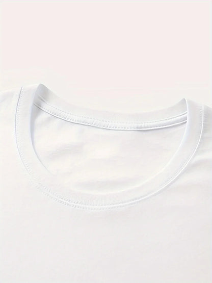 Lemon Graphic Print Crew Neck Short Sleeve T-Shirt