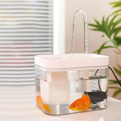 Transparent Automatic Cat & Dog Water Fountain
