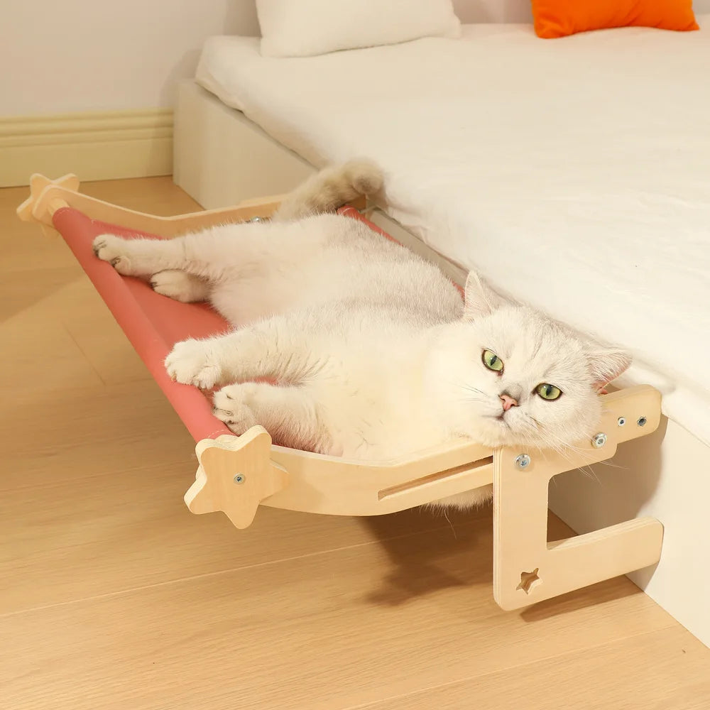 Cat Bedside Hammock & Window Perch