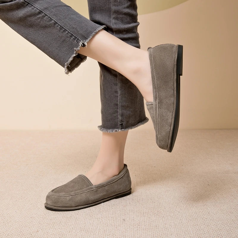 Premium Wool Slip-On Casual Loafers