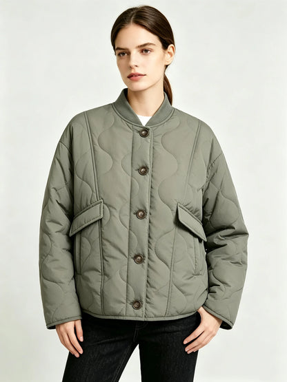 Patchwork Loose Retro Casual Jacket