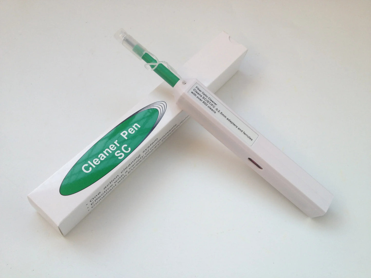 5PCS One-Click Fiber Optic Cleaner Pen Kit for LC, SC, FC & ST Connectors (1.25mm & 2.5mm)