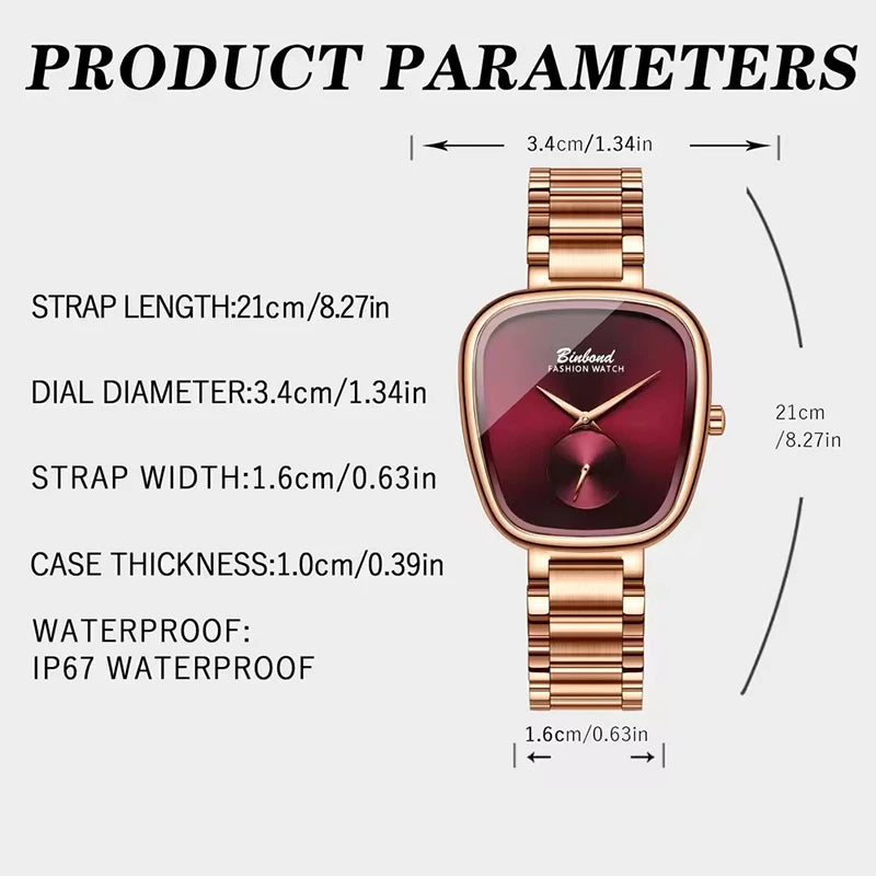 Luxury Waterproof Stainless Steel High Quality Quartz Watch