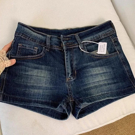Slim Fit High Street Denim Shorts