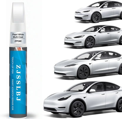 2-in-1 Touch Up Paint Pen & Brush Scratch Repair Kit for Tesla Model Y, 3, S & X