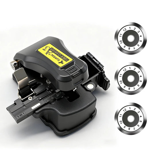 High Precision One-Step Fiber Optic Cleaver for SM/MM Cold Splicing & Fusion Splicing Applications