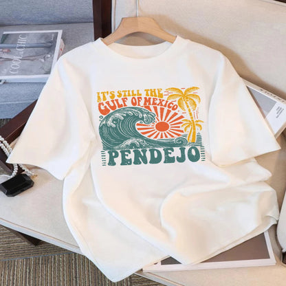 Gulf of Mexico Graphic Print Short Sleeve T-Shirt