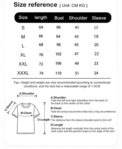 Cartoon Print Cotton Short Sleeve T-Shirt