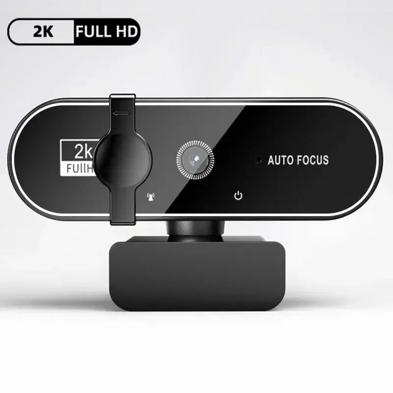 4K Ultra HD Webcam with Autofocus & Microphone