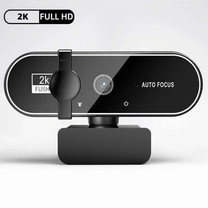 4K Ultra HD Webcam with Autofocus & Microphone