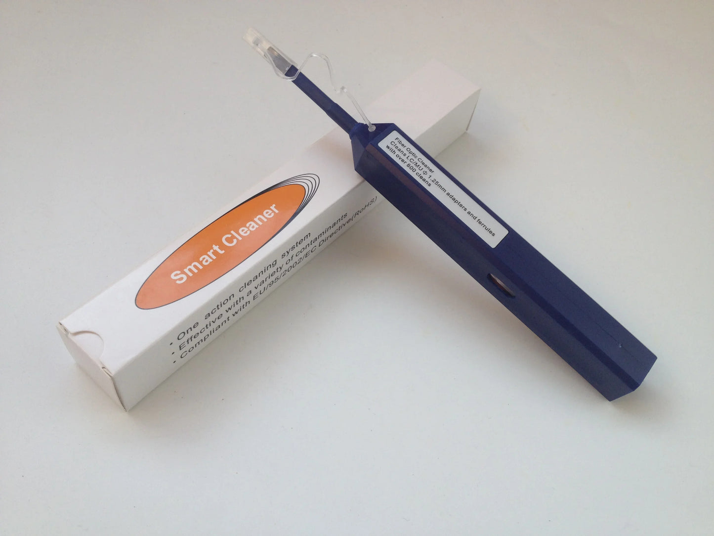 5PCS One-Click Fiber Optic Cleaner Pen Kit for LC, SC, FC & ST Connectors (1.25mm & 2.5mm)