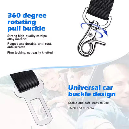 Elastic Dog Car Safety Seat Belt Leash