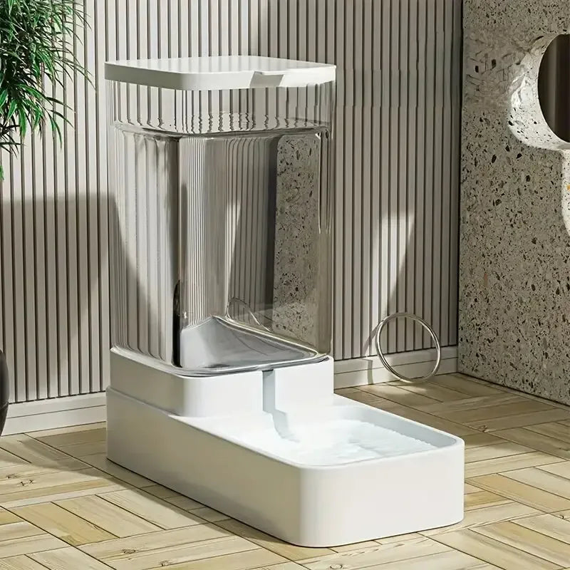 Automatic Gravity Pet Food & Water Dispenser Set