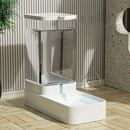 Automatic Gravity Pet Food & Water Dispenser Set