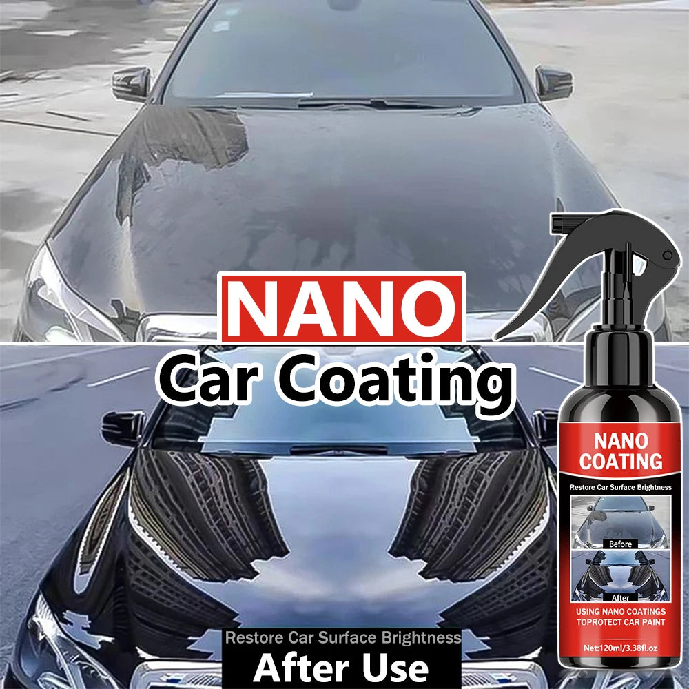 120ml Professional Nano Ceramic Coating Kit for Long-Lasting Paint Protection & High Gloss Finish