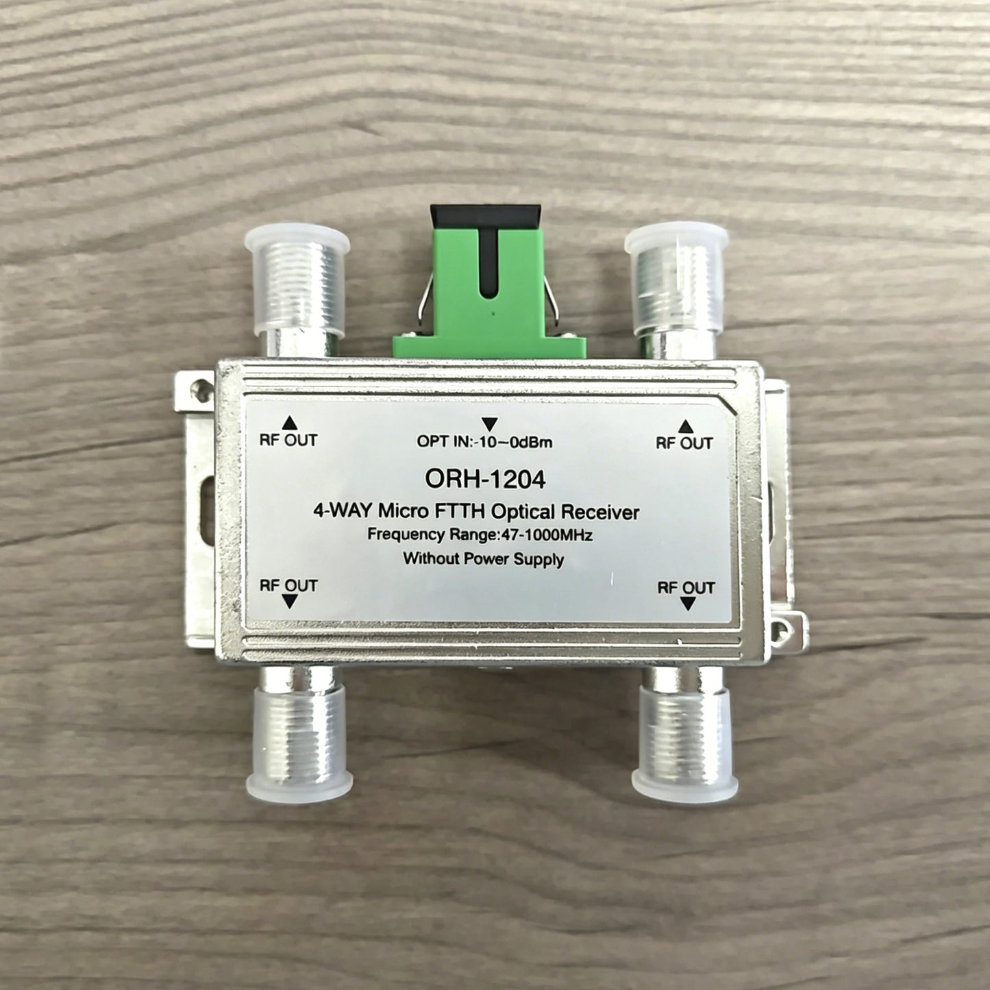 FTTH Optical Receiver with Dual Fiber CATV Converter for Home Network & Cable TV Systems