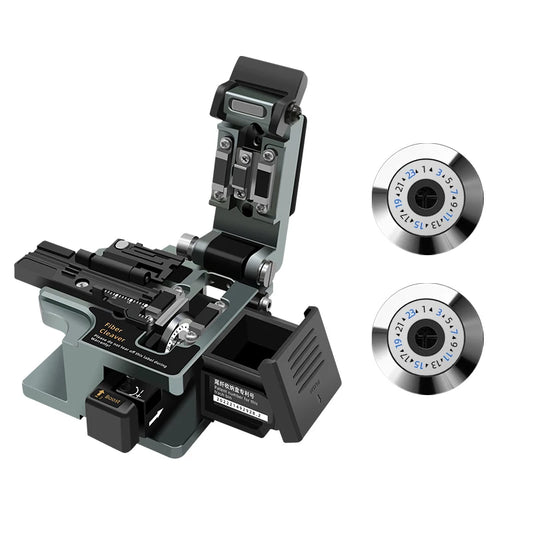 High Precision Fiber Optic Cleaver for SM/MM FTTH, FTTX, Telecom & Network Fiber Cable Cutting
