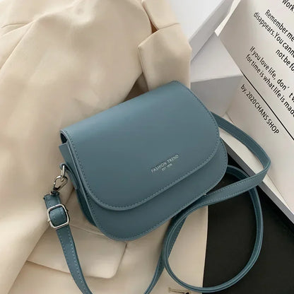 PU Leather Saddle Handbag