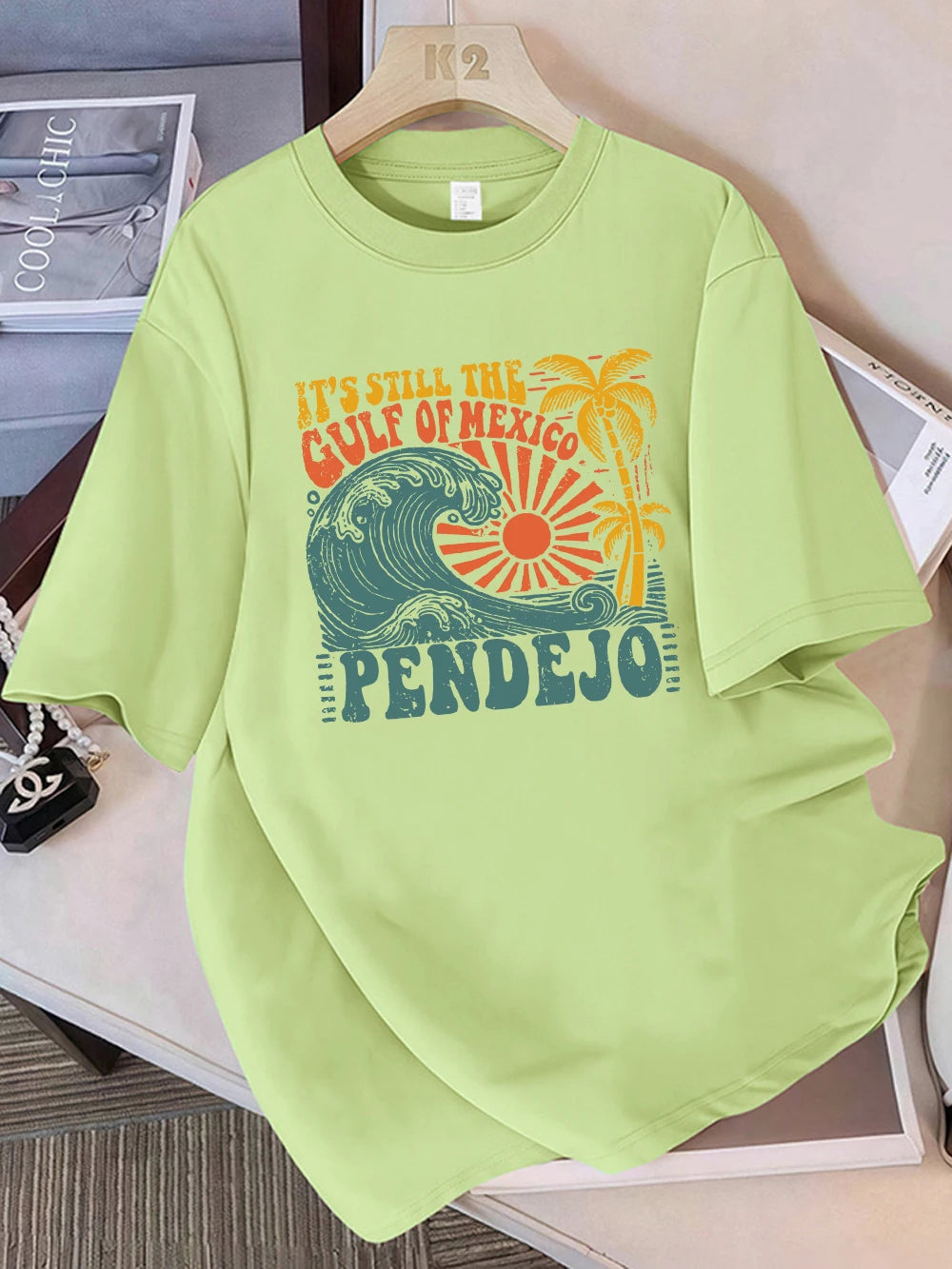 Gulf of Mexico Graphic Print Short Sleeve T-Shirt