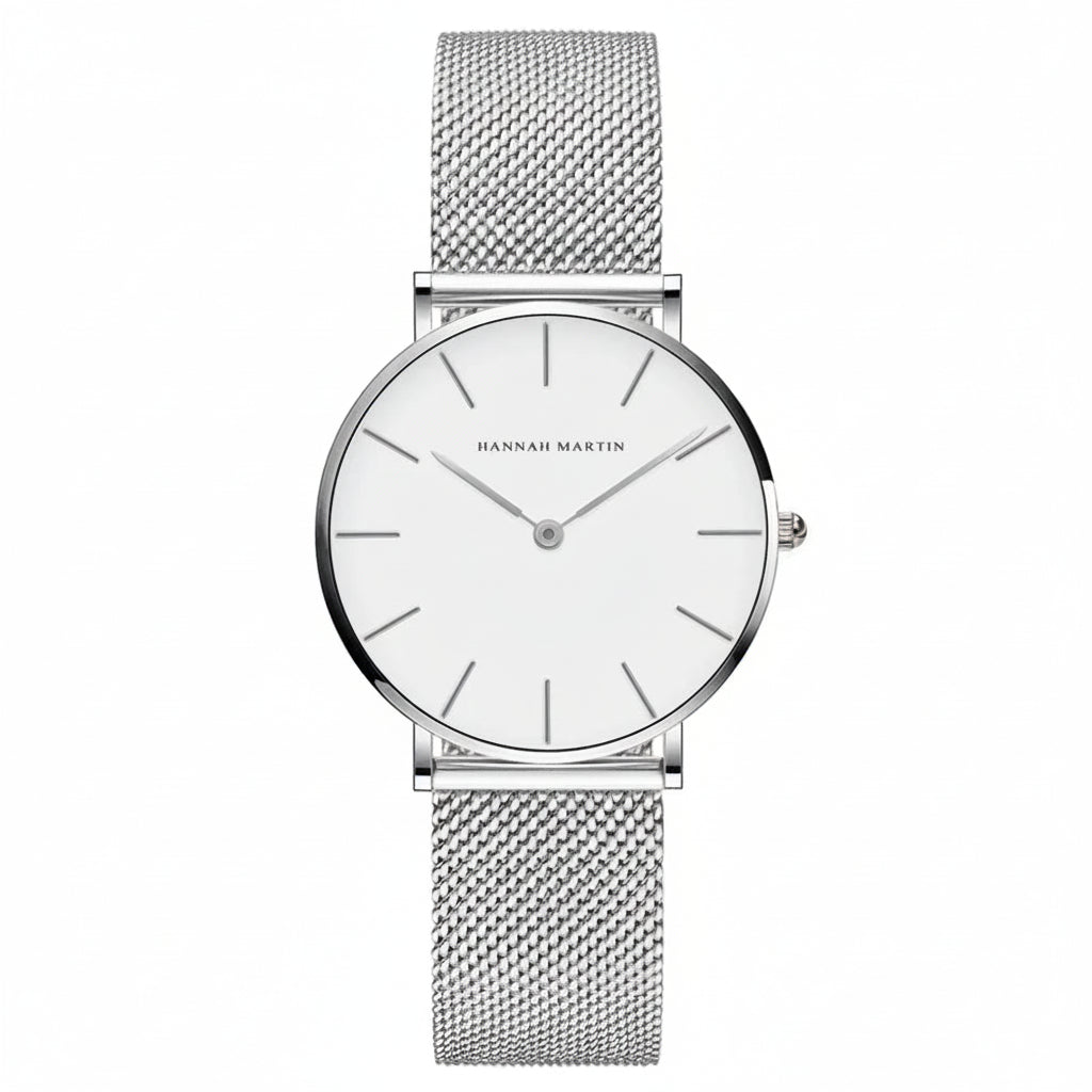 Premium Rose Gold Quartz Stainless Steel Watch
