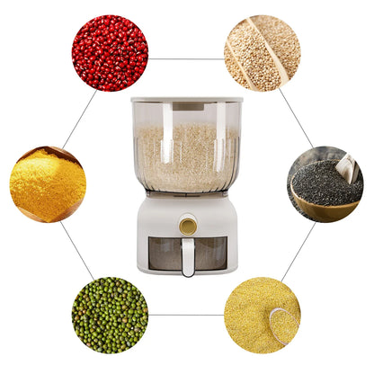 22lb Airtight Rice & Grain Storage Dispenser
