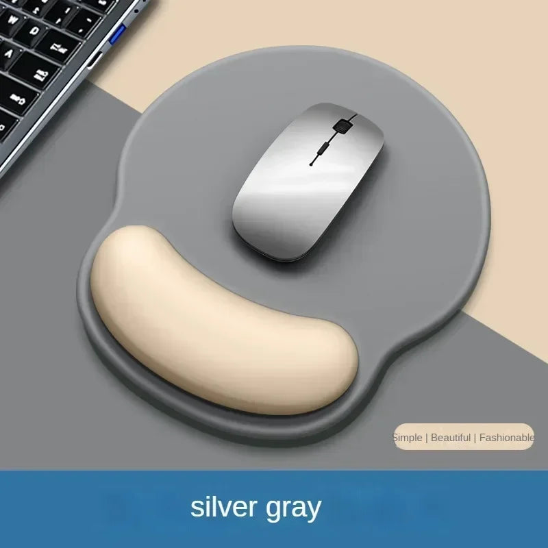 Ergonomic Gradient Mouse Pad with Soft Wrist Rest & Non-Slip Base