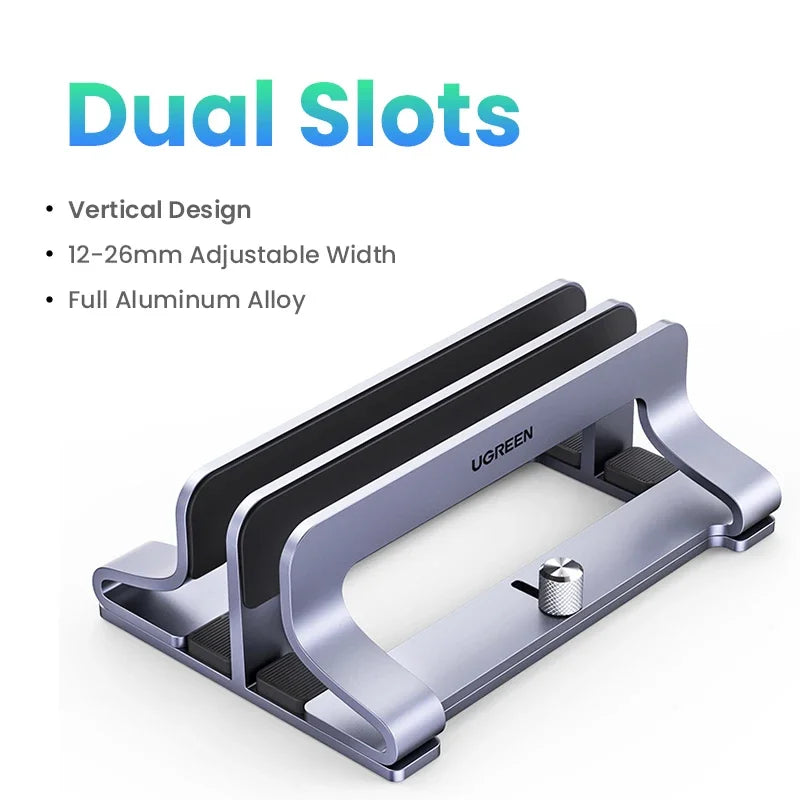 Adjustable Aluminum Vertical Laptop Stand
