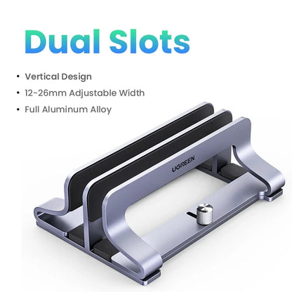 Adjustable Aluminum Vertical Laptop Stand