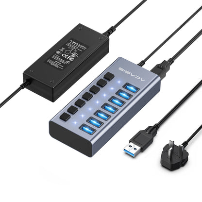 10Gbps Multi-Port USB Hub with Individual Switches