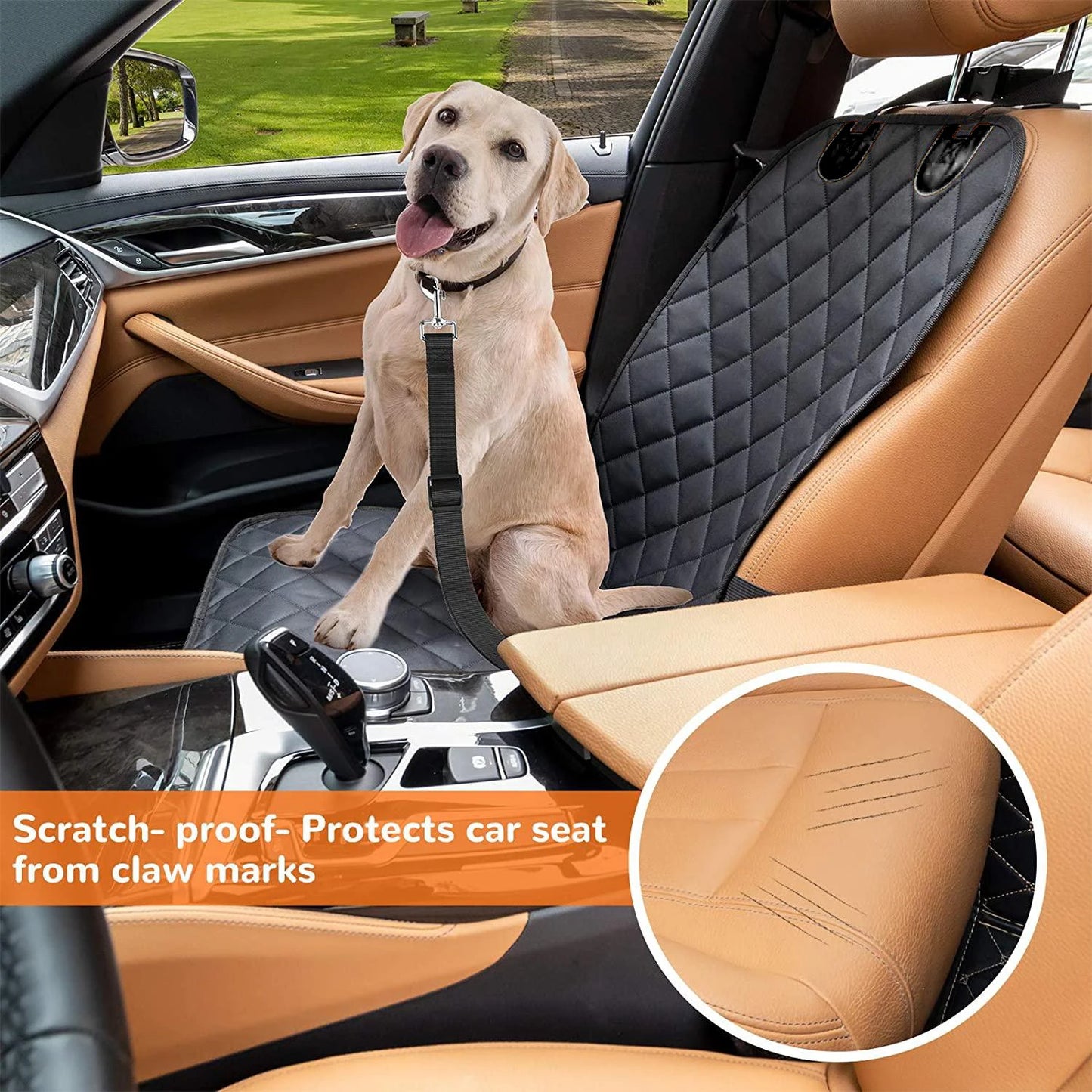Waterproof Non-Slip Dog Front Car Seat Cover