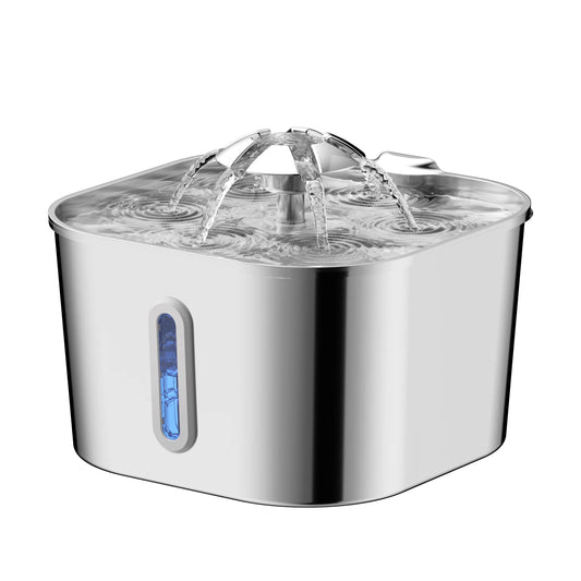 2.2L Stainless Steel Automatic Cat Water Fountain