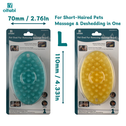 Soft Rubber Pet Grooming & Massage Brush