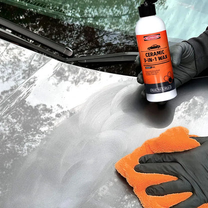 HydroShine 3-in-1 Ceramic Wax with Scratch, Swirl Mark & Oxidation Remover for Paint Protection
