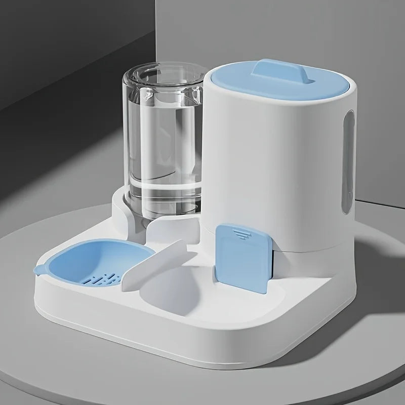 Large Capacity Automatic Gravity Pet Feeder & Water Dispenser