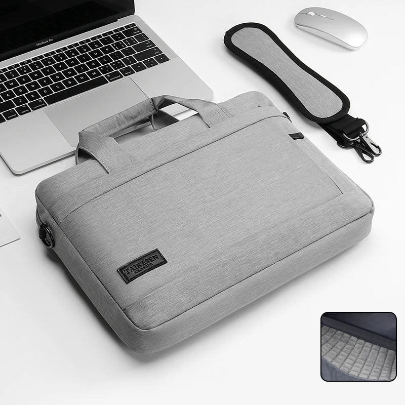Protective Laptop Sleeve Bag with Shoulder Strap for 13–17 Inch Laptops