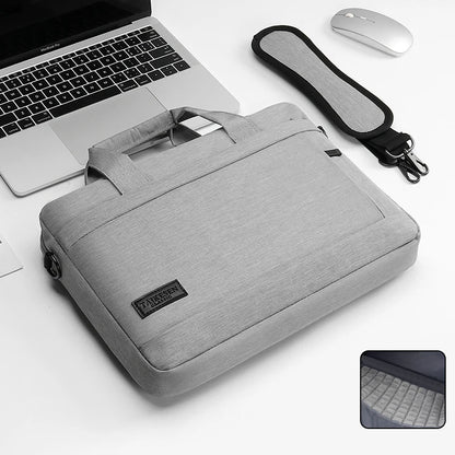 Protective Laptop Sleeve Bag with Shoulder Strap for 13–17 Inch Laptops