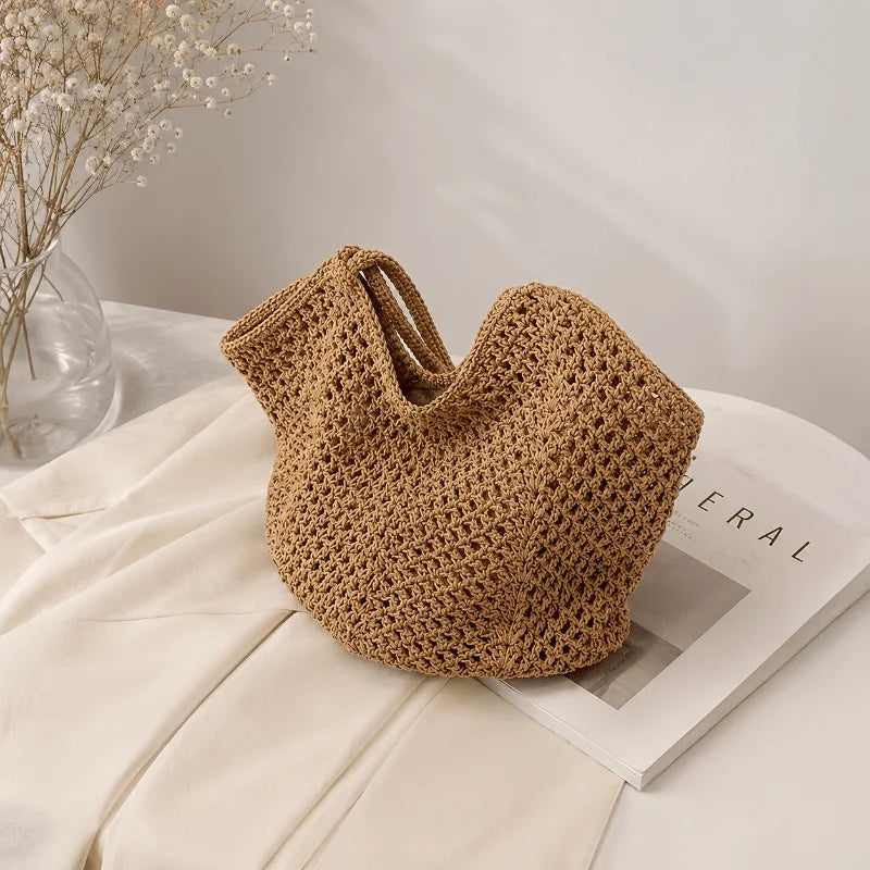 Large Capacity Woven Tote Bag