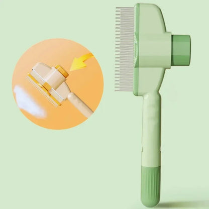 Self-Cleaning Pet Grooming Brush