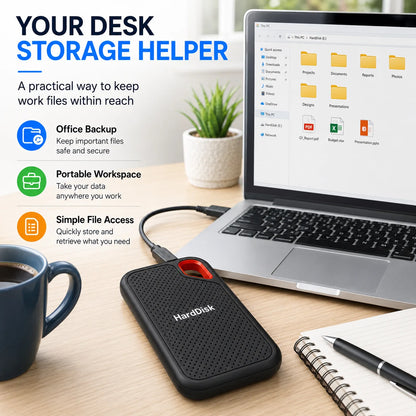 Portable External SSD USB Type-C High-Speed Storage Drive