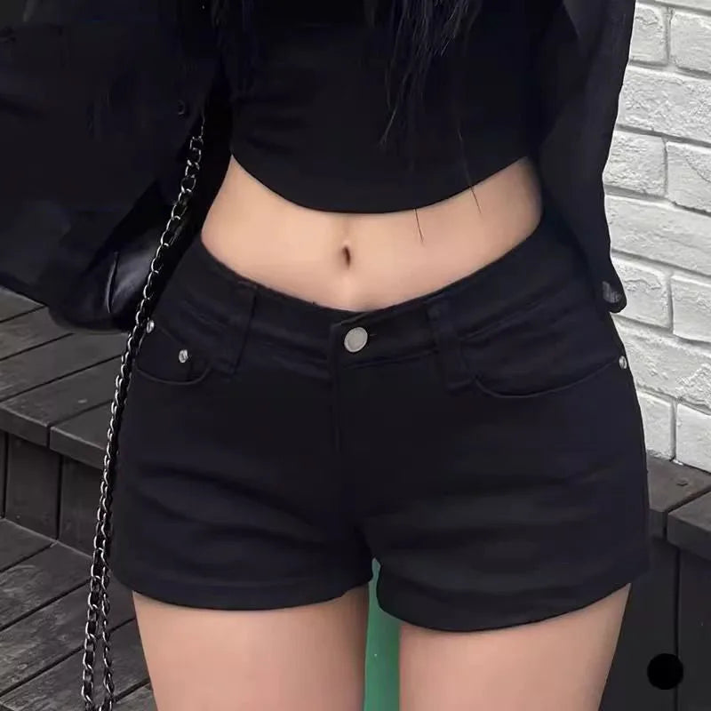 Slim Fit Casual Denim Shorts