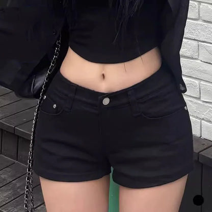 Slim Fit Casual Denim Shorts