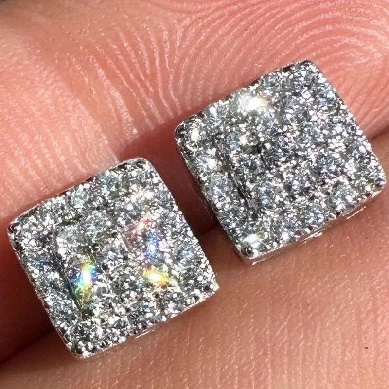 Minimalist Square Stud Earrings