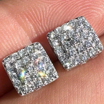 Minimalist Square Stud Earrings