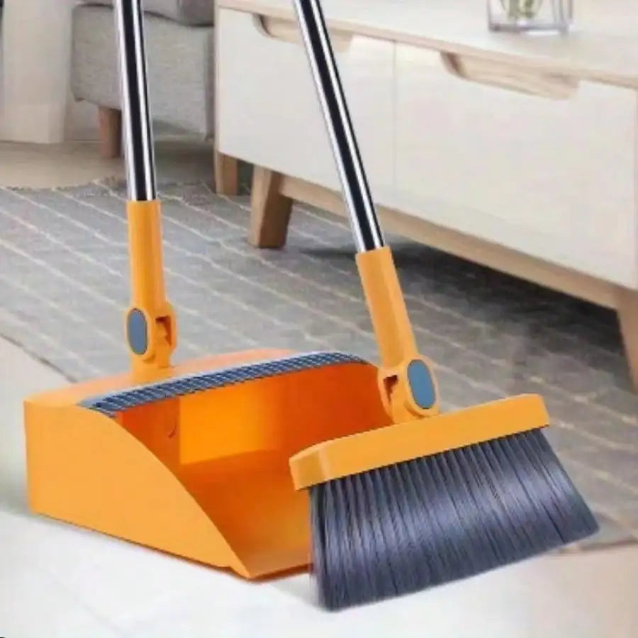 3-in-1 Foldable Broom & Dustpan Set