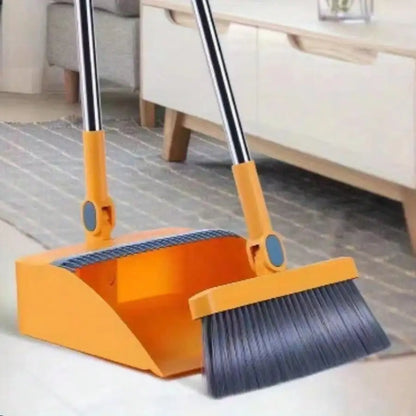 3-in-1 Foldable Broom & Dustpan Set