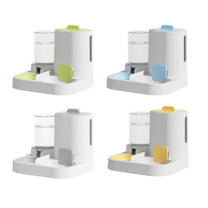 Large Capacity Automatic Gravity Pet Feeder & Water Dispenser