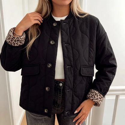 Patchwork Loose Retro Casual Jacket