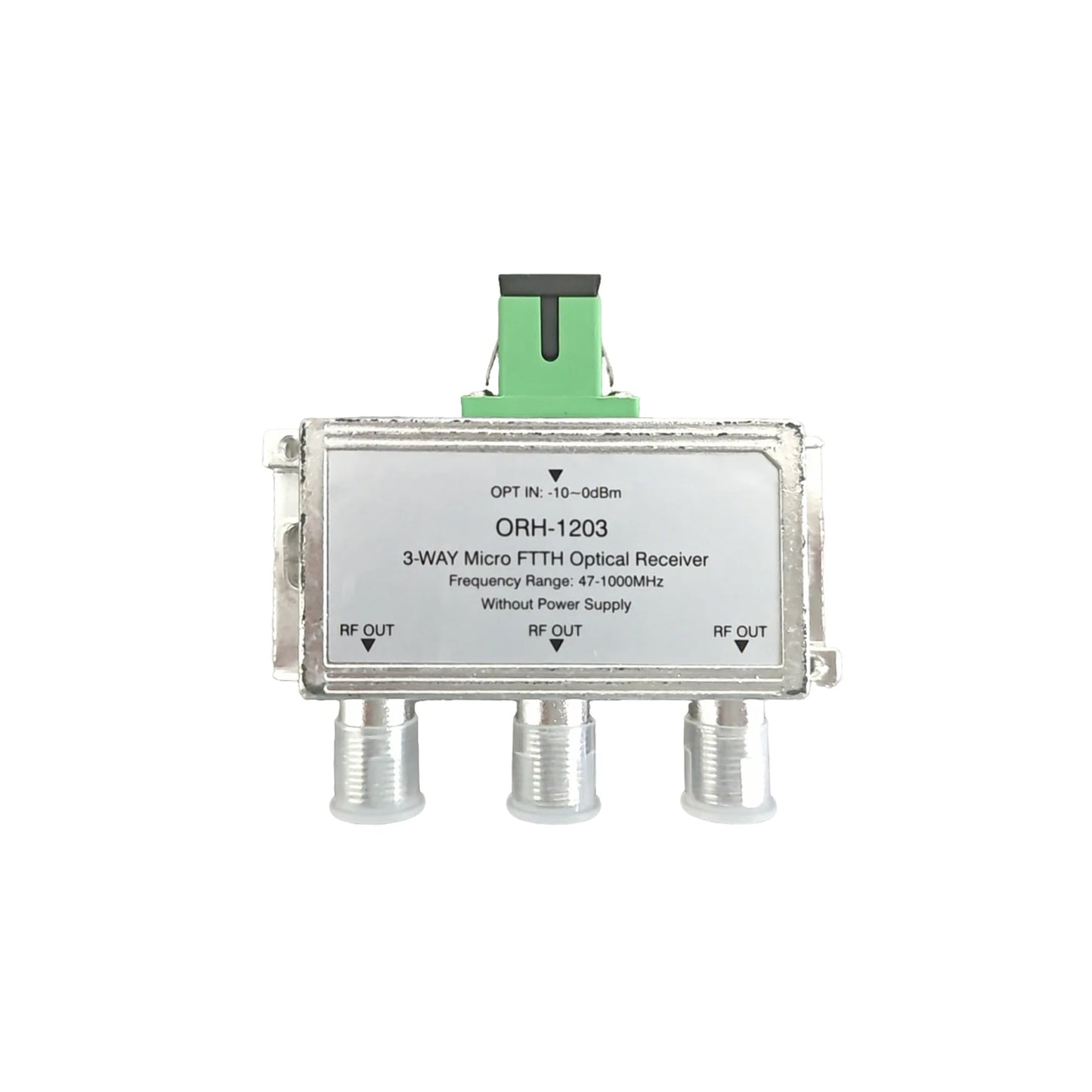 FTTH Optical Receiver with Dual Fiber CATV Converter for Home Network & Cable TV Systems
